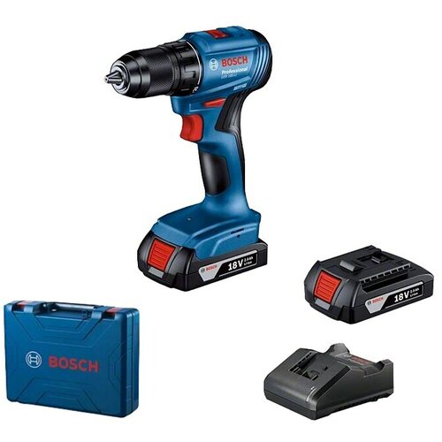 Bosch AmpShare 18V Akumulatorska bušilica-odvijač GSR 185-LI (18 V, 2 baterije, 2 Ah, 50 Nm) + BAUHAUS jamstvo 5 godina na uređaje na električni ili motorni pogon Cijene