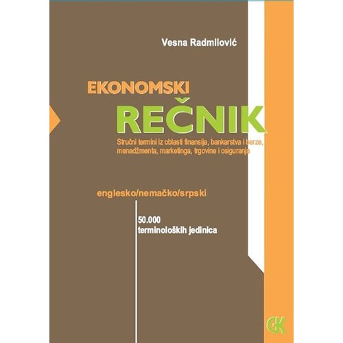 Građevinska knjiga Vesna Radmilović
 - Ekonomski rečnik englesko-nemačko-srpski Cene