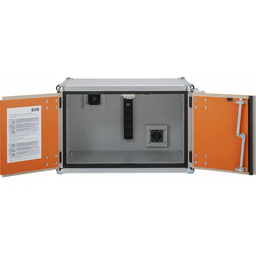 Cemo Varnostna omara za polnjenje akumulatorjev PREMIUM PLUS, ŠxG 890 x 660 mm, 230 V, brez nog