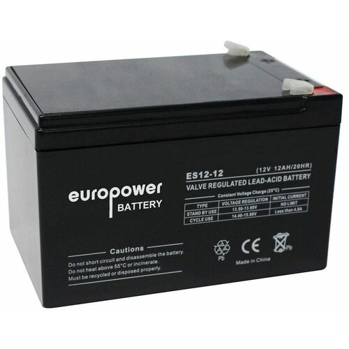 Xrt Europower baterija za ups 12V 12Ah ES12-12A Slike
