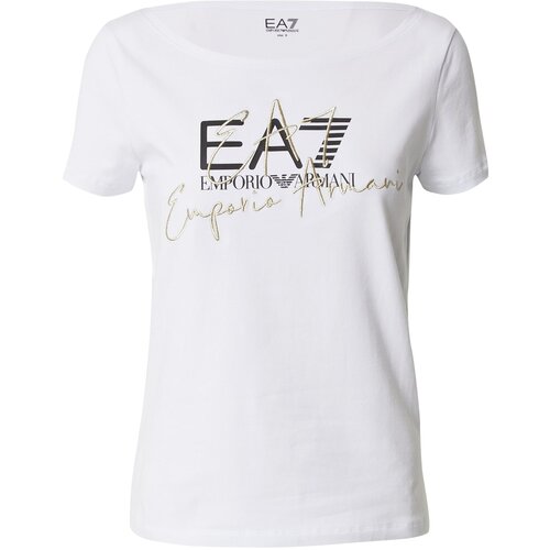 Ea7 Emporio Armani Majica crna / bijela Slike