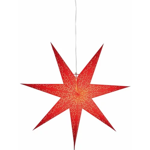 Star Trading Rdeča zvezda Trading Svetlobni okrasek v obliki pike, Ø 70 cm