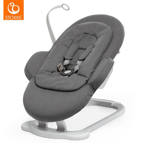 Stokke ležaljka i njihaljka steps&amp;trade; white deep grey Slike