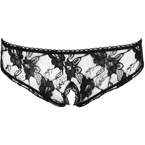 Cottelli Collection gaćice s otvorom u međunožju, crne Slike