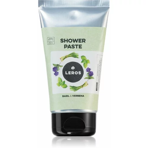 Leros Shower paste basil & verbena naravna pasta za prehrano in hidracijo 130 ml