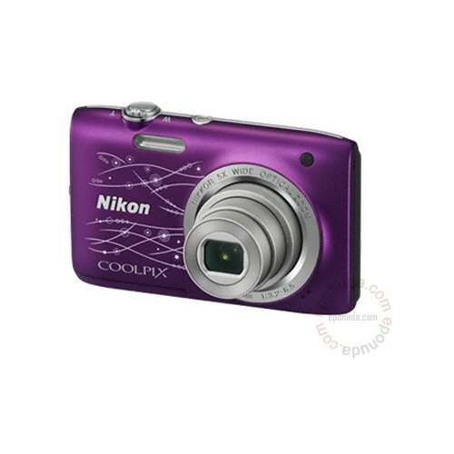 Nikon S2800 Purple Lineart digitalni fotoaparat Slike