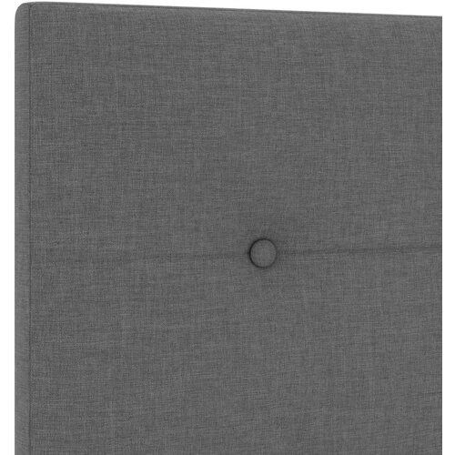  Boxspring krevet s madracem Tamnosiva 90 x 200 cm Tkanina - Tamnosiva 90 x 200 cm Pro&amp;scaron;iveno gumbima Slike