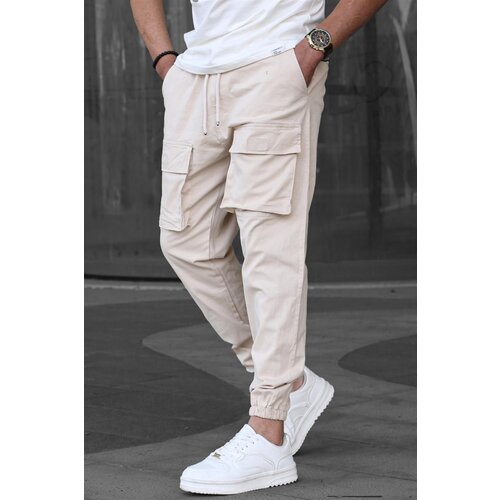 Madmext Pants - Beige - Cargo Slike