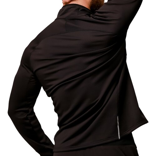 GymBeam Majica za trčanje Pulse 1/2 Zip Black XXL Slike