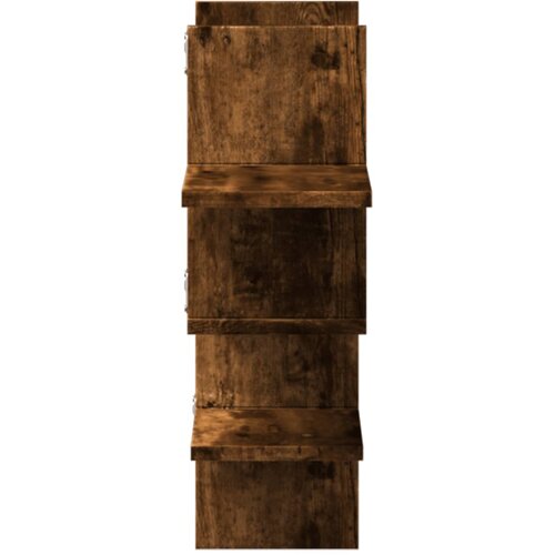 Zidna polica boja hrasta 124,5x18x60,5 cm konstruirano drvo Slike