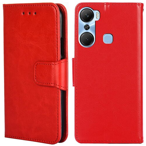 INORCO Usnjena preklopna torbica za Infinix Hot 12 Pro 4G, zaščitna torbica za telefon Denarnica proti padcem s stojalom, (22035217) Cene