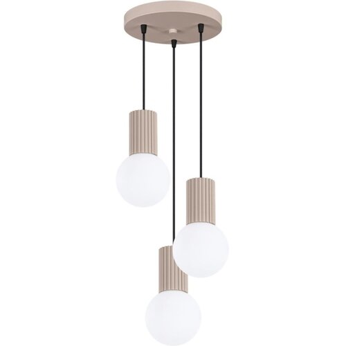 Sollux SL.1745 - visilica na sajli halo 3xG9/8W/230V preč. 25 cm taupe Slike