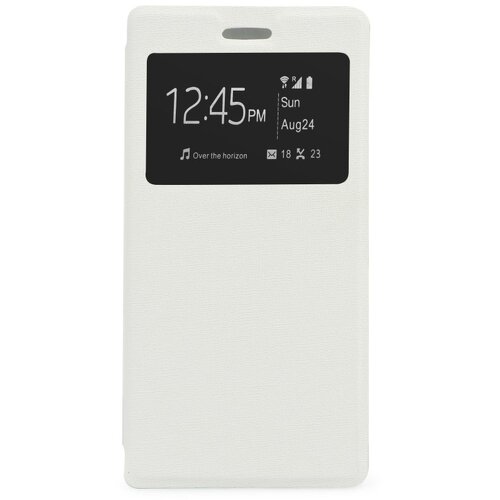  Preklopni ovitek / etui / zaščita "S-View" za Huawei P8 - beli Cene