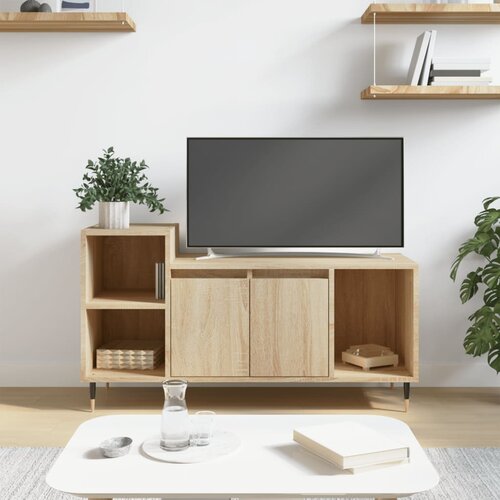 TV ormarić boja hrasta sonome 100x35x55 cm konstruirano drvo Cene