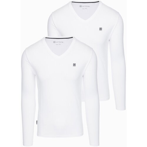 Ombre Men&amp;#039;s V-NECK longsleeve set - mix 2 Slike