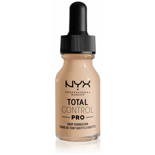 NYX Professional Makeup Total Control Pro Drop Foundation tekući puder nijansa 02 - Alabaster 13 ml