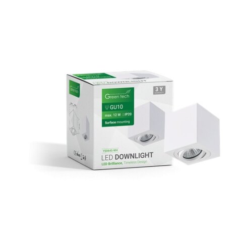 Greentech nadgradna svetiljka gu10 bela ( YS084S-WH ) Cene