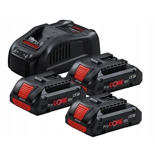 Bosch BOSCH. BATTERY 18V 4.0Ah x3 +CHARGES. GAL1880CV PROCORE Slike