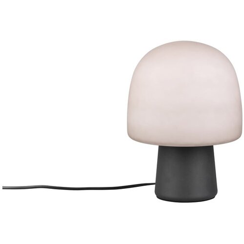  Namizna svetilka s steklenim senčilom v črni in beli barvi (vi&amp;scaron;ina 27 cm) Steen &amp;ndash; Slike