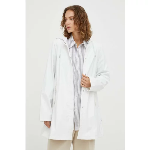 Rains Kišna jakna 18050 Jackets za žene, boja: bijela, za prijelazno razdoblje