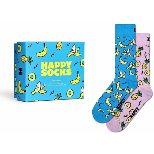 Happy Socks Nogavice Gift Box Fruits Socks 2-pack
