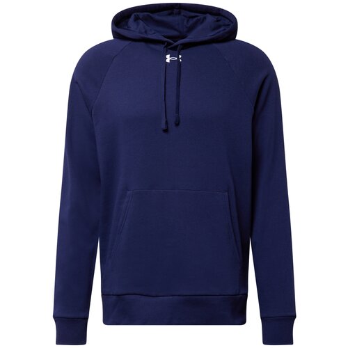 Under Armour Sportska sweater majica 'Rival' tamno plava / bijela Cene
