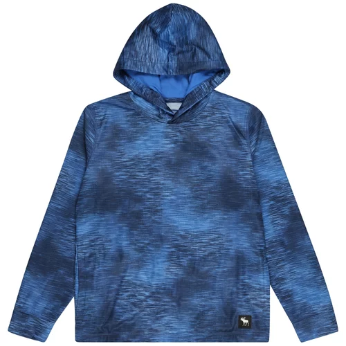 Abercrombie & Fitch Sweater majica plava / mornarsko plava / crna / bijela