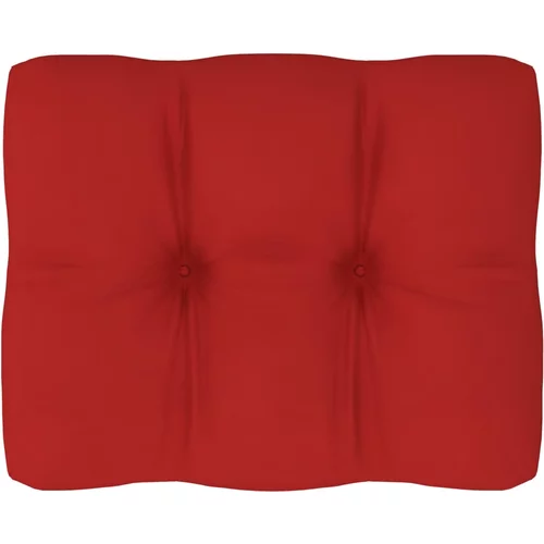 Jastuk za sofu od paleta crveni 50 x 40 x 10 cm