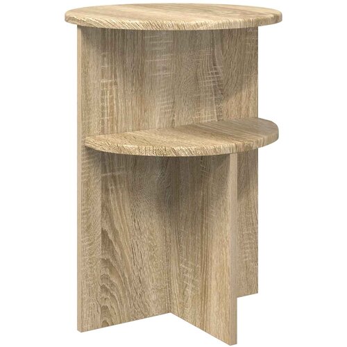 VidaXL Bocni stol Hrast sonoma &amp;Oslash; 39 5 x 55 cm Konstruirano drvo - Hrast sonoma Slike