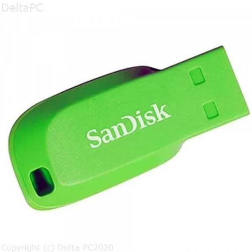  SanDisk 16GB CRUZER BLADE zeleni