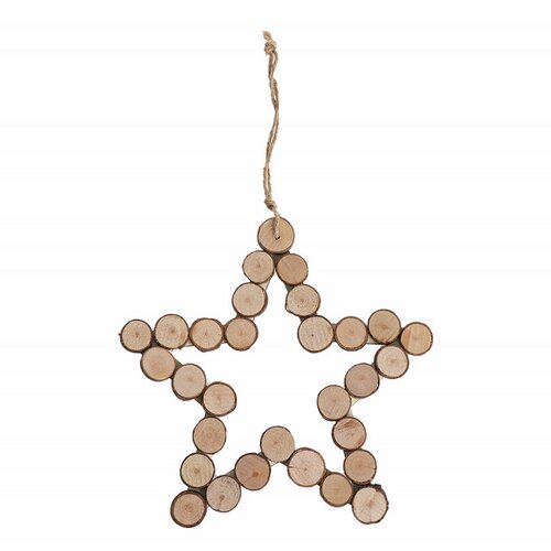  Tinker, novogodišnja dekoracija, drvena, zvezda, 20cm ( 751642 ) Cene