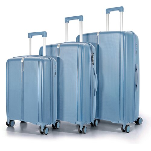  Set kofera R00184, 3 dijela, Plavi Cijene