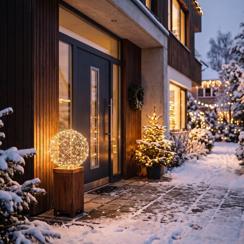 Brilagi Spolja&amp;scaron;nja božićna LED dekoracija, kugla prečnika 30 cm, LED/1,3W/230V, IP44 Slike