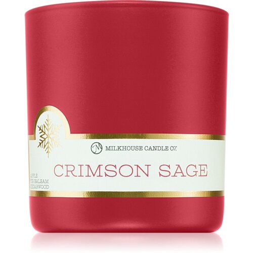 Milkhouse Candle Co. LE Winter Crimson Sage dišeča sveča 226 g Cene