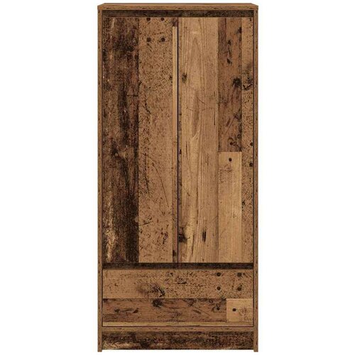 VidaXL Omarica z predalom starinski les 55,5x34x119,5cm inženirski les Slike