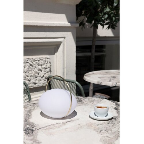 UMAGE Bela LED zatemnitvena namizna svetilka (vi&amp;scaron;ina 19 cm) Orbit &amp;ndash; Slike