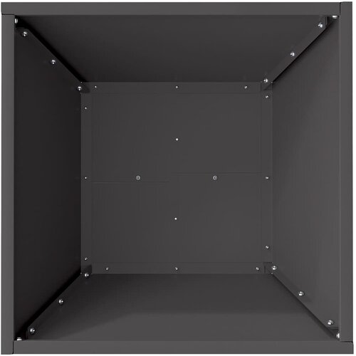  Vrtna saksija 5 pcs Crna 40 x 40 x 15 cm Čelična vrata Slike