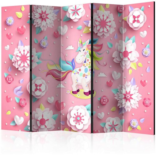 Artgeist PARAVAN 225/172/3 cm večbarvno, pink Cene