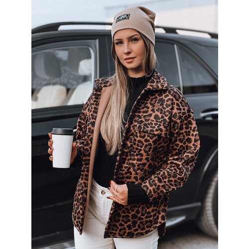 DStreet Kurtka damska oversize SAVANNAH w panterkę Cene