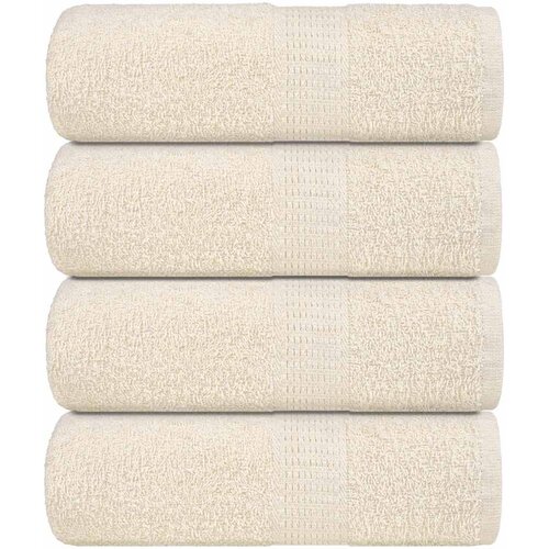 Furnova Brisače 4 kos krem 30x30 cm 360 gsm 100% bombaž, (21916496) Cene