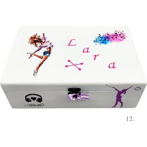  Kutija uspomena personalizirana imenom - poklon za rođenje, kr&scaron;tenje ili rođendan djeteta - 12. 20x30x10cm - 154293 Cijene