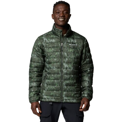 Columbia Parke Powder Lite II Printed Jacket Zelena Slike