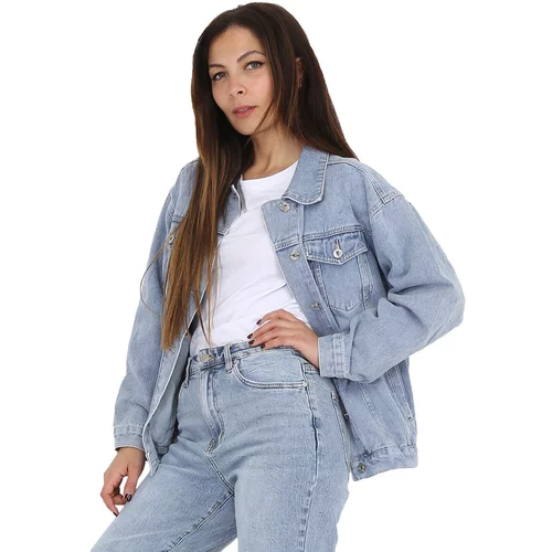 La Modeuse Jeans jakne 65500_P151302 Modra