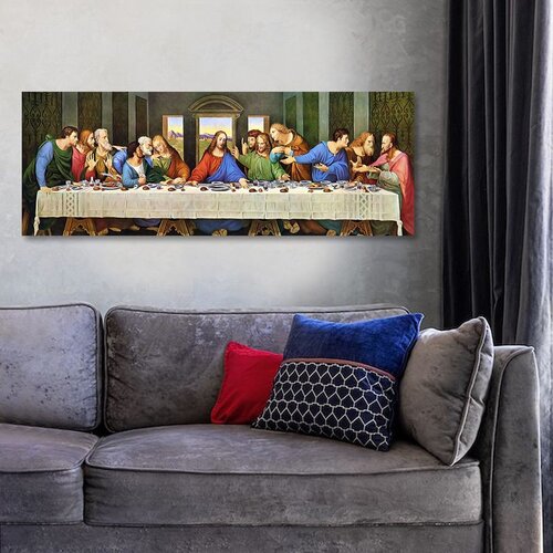 WALLXPERT Multikolorna Dekorativna Platna Slika KNV4417_3080 (30 x 80 cm) Cene