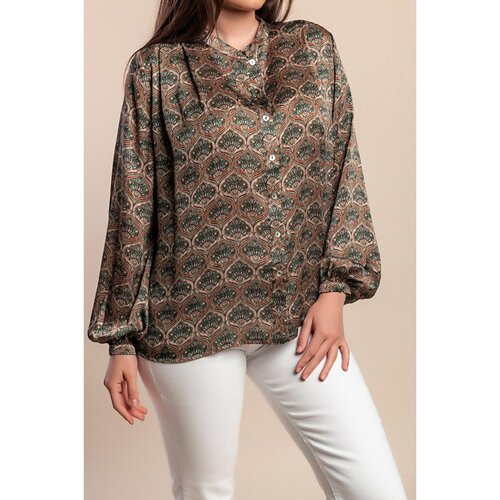Fenzy Bluza S Printom, Zelena Slike
