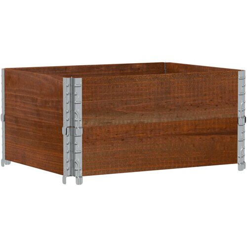 Maison Chic Vrtno korito - Greda - Cvetlični Lonec rjavo 80x60 cm trdna borovina, (21790157) Cene