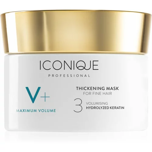 ICONIQUE V+ Maximum volume Thickening mask intenzivna maska za volumen tanke kose 200 ml