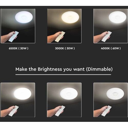  LED prigu&amp;scaron;iva stropna svetiljka LED/40W/230V 3000K/4000K/6500K + daljinski upravljač Slike