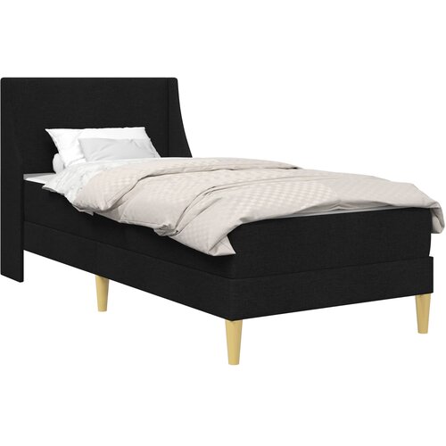  Okvir kreveta s madracem Crna 90 x 200 cm Poliester Slike
