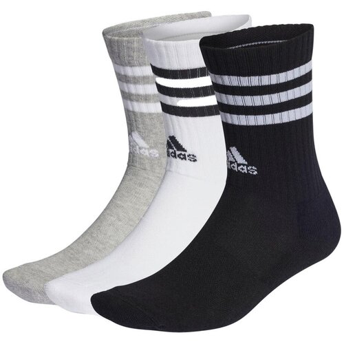 Adidas &amp;Scaron;portne nogavice Chaussettes 3 stripes cushioned confort Siva Slike